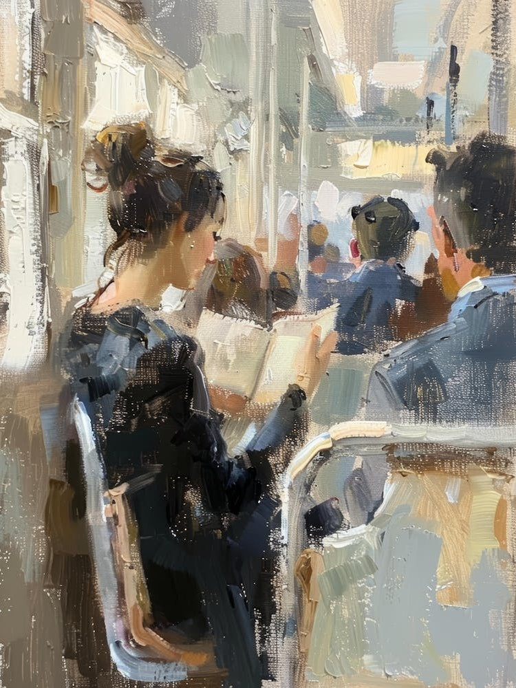 'Reading On The Train'