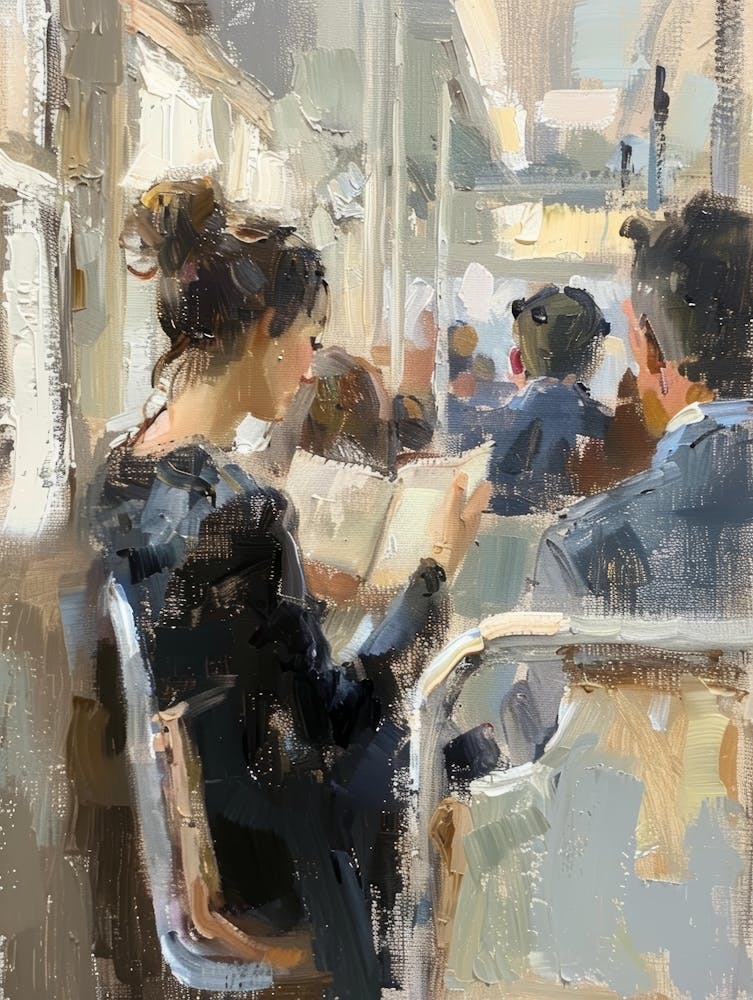 'Reading On The Train'