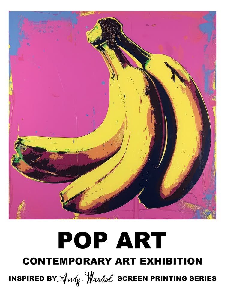 Bananas Pop Art 3