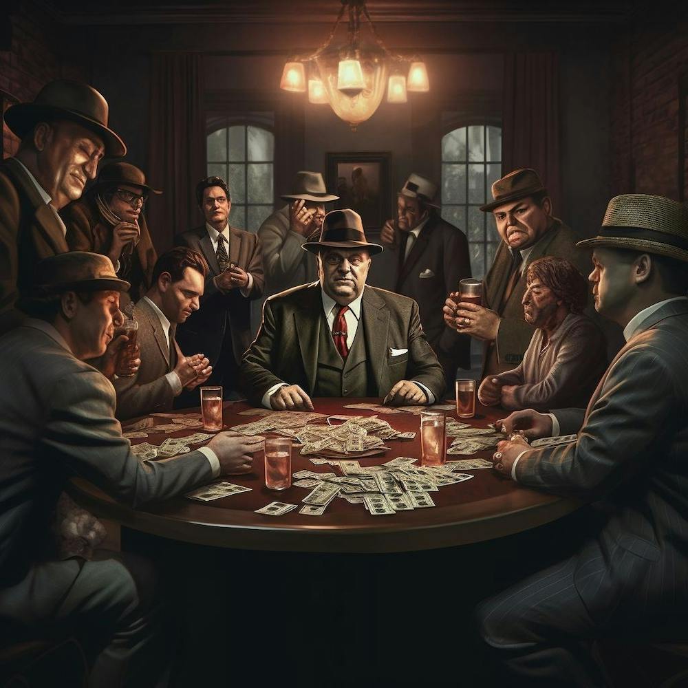 Mafia Boss, Money, Table