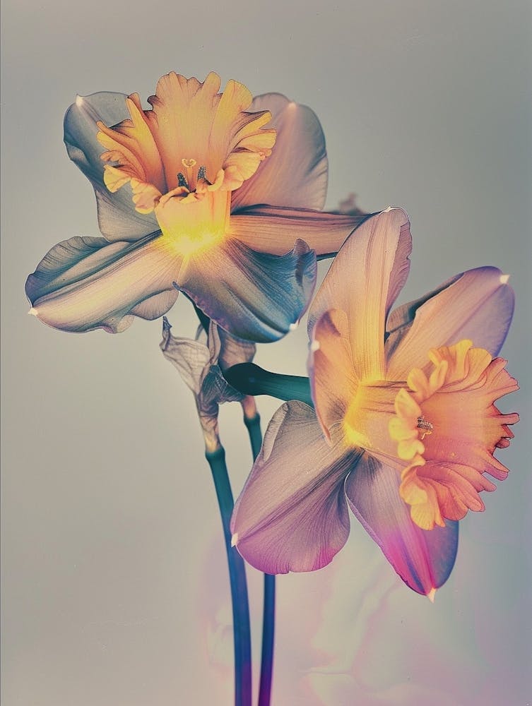 Iridescent Flower Daffodil 2