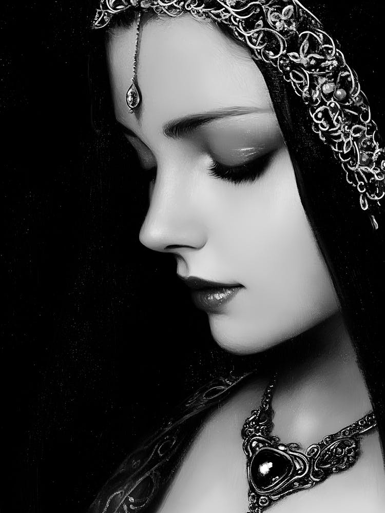 Black And White Portrait 5