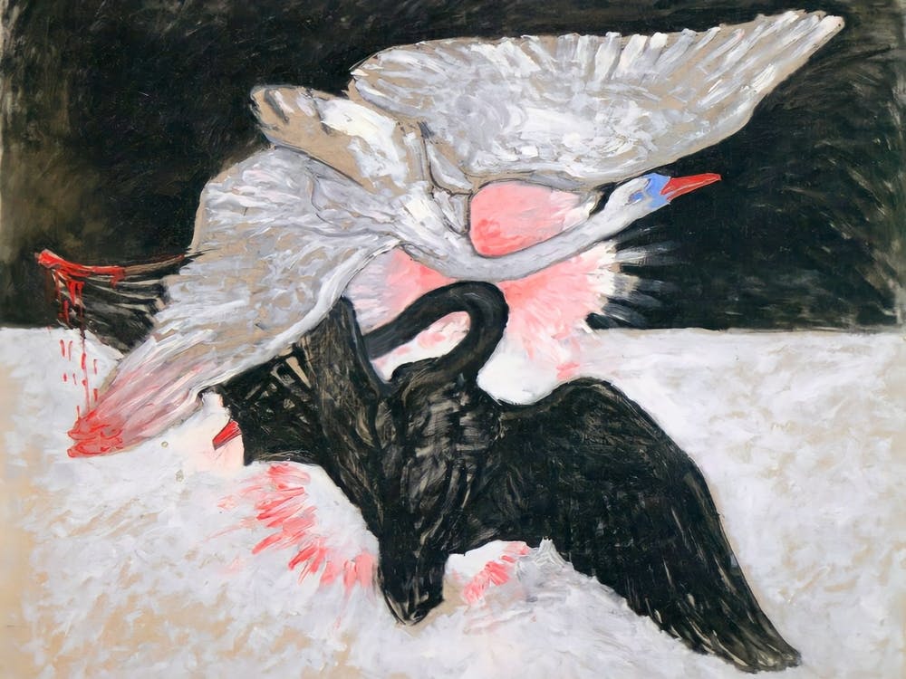 Hilma Af Klint The Swan,No.2,Group IX , High Resolution