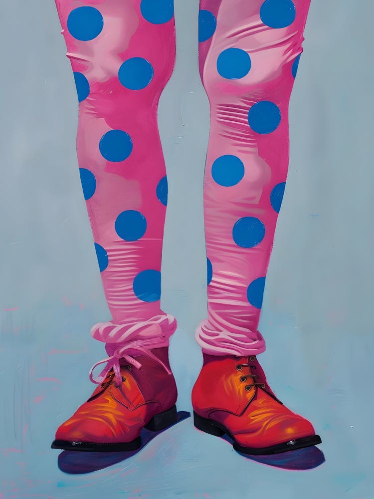 Clown With Polka Dots