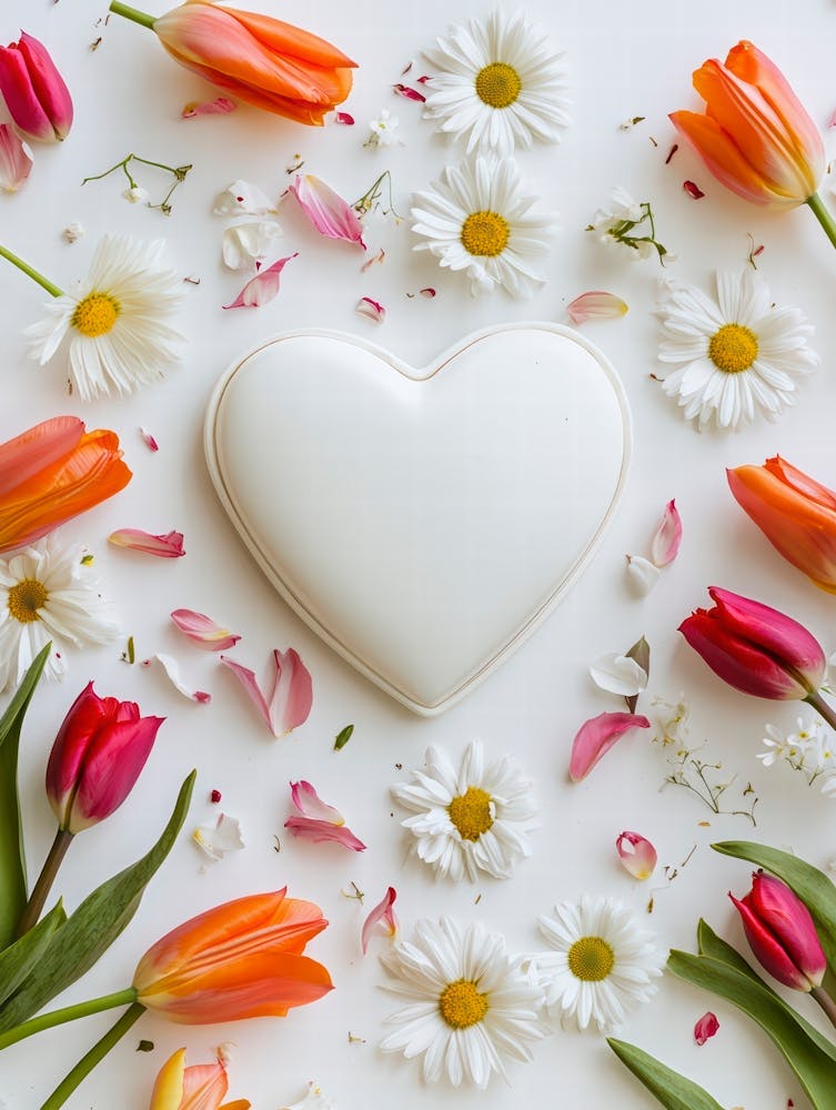 Heart Shaped Flower Arrangement