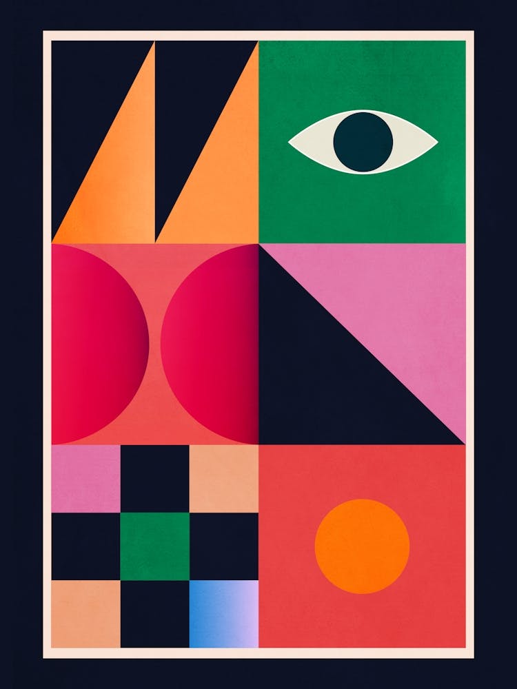 Colorful Geometric Abstraction 3