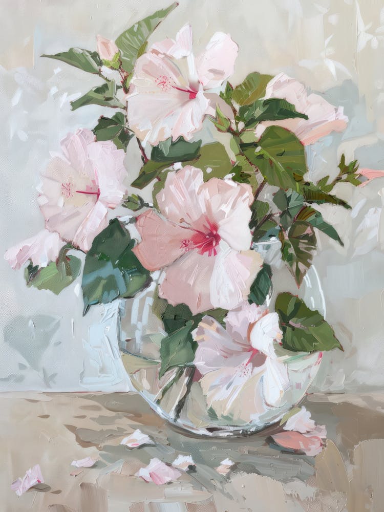 A World Of Flowers Hibiscus 3 Painting