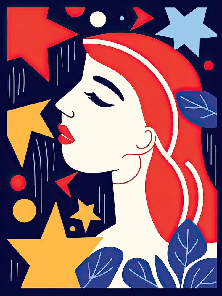 Virgo Illustration Zodiac Star Sign 4