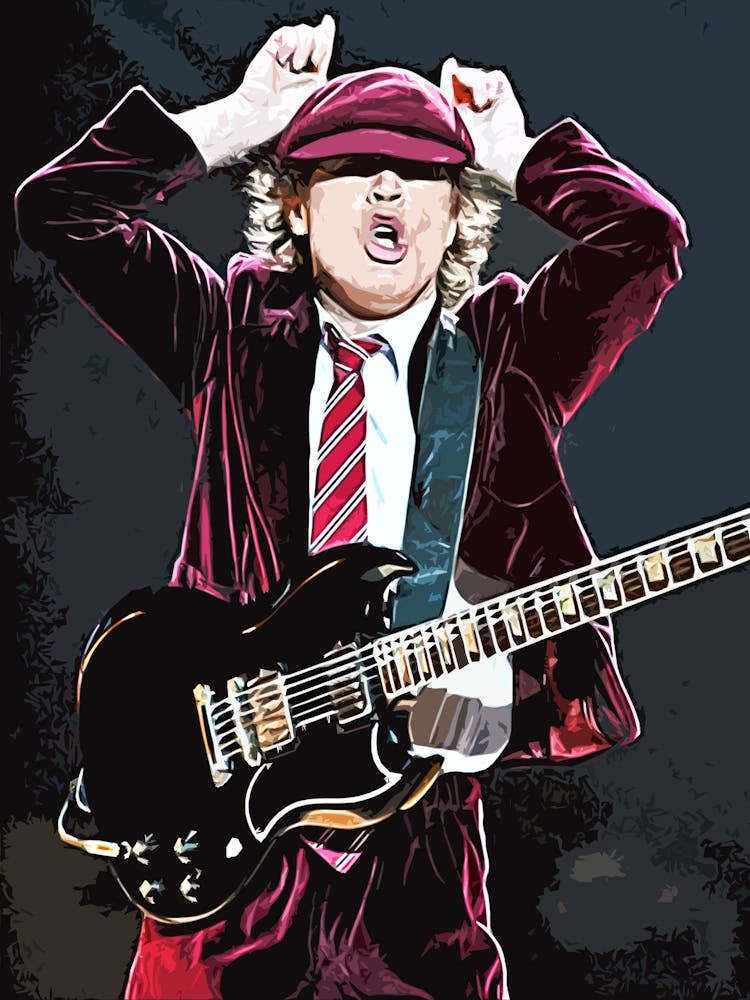 angus young ac dc band music 4
