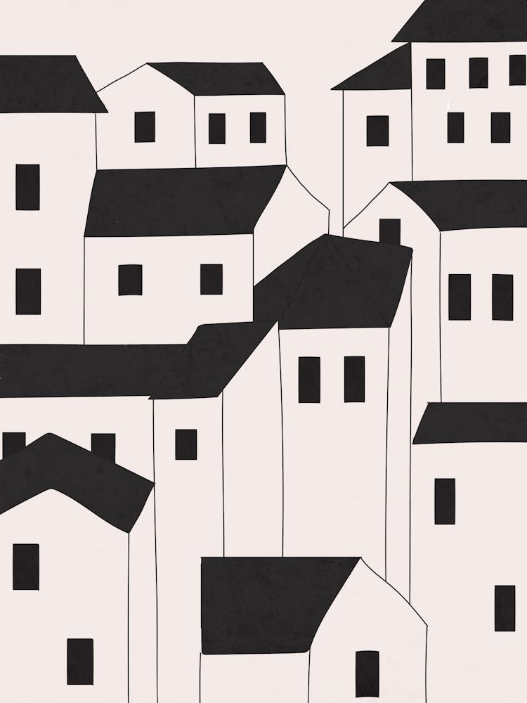 Houses On A Hill 1