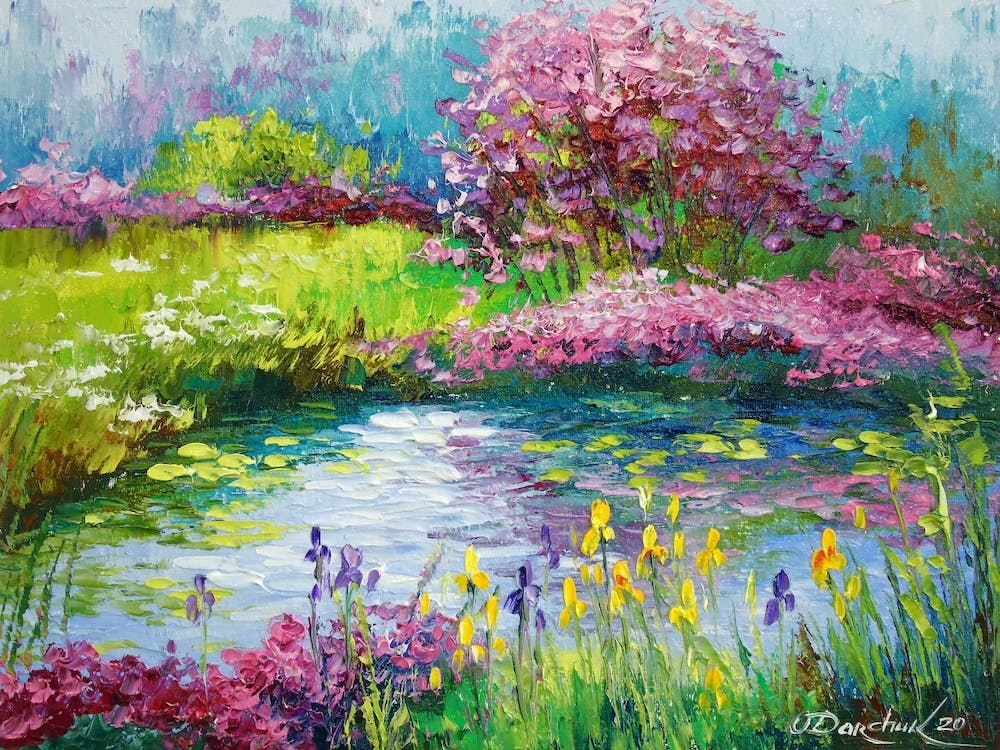 Bloom by the Pond