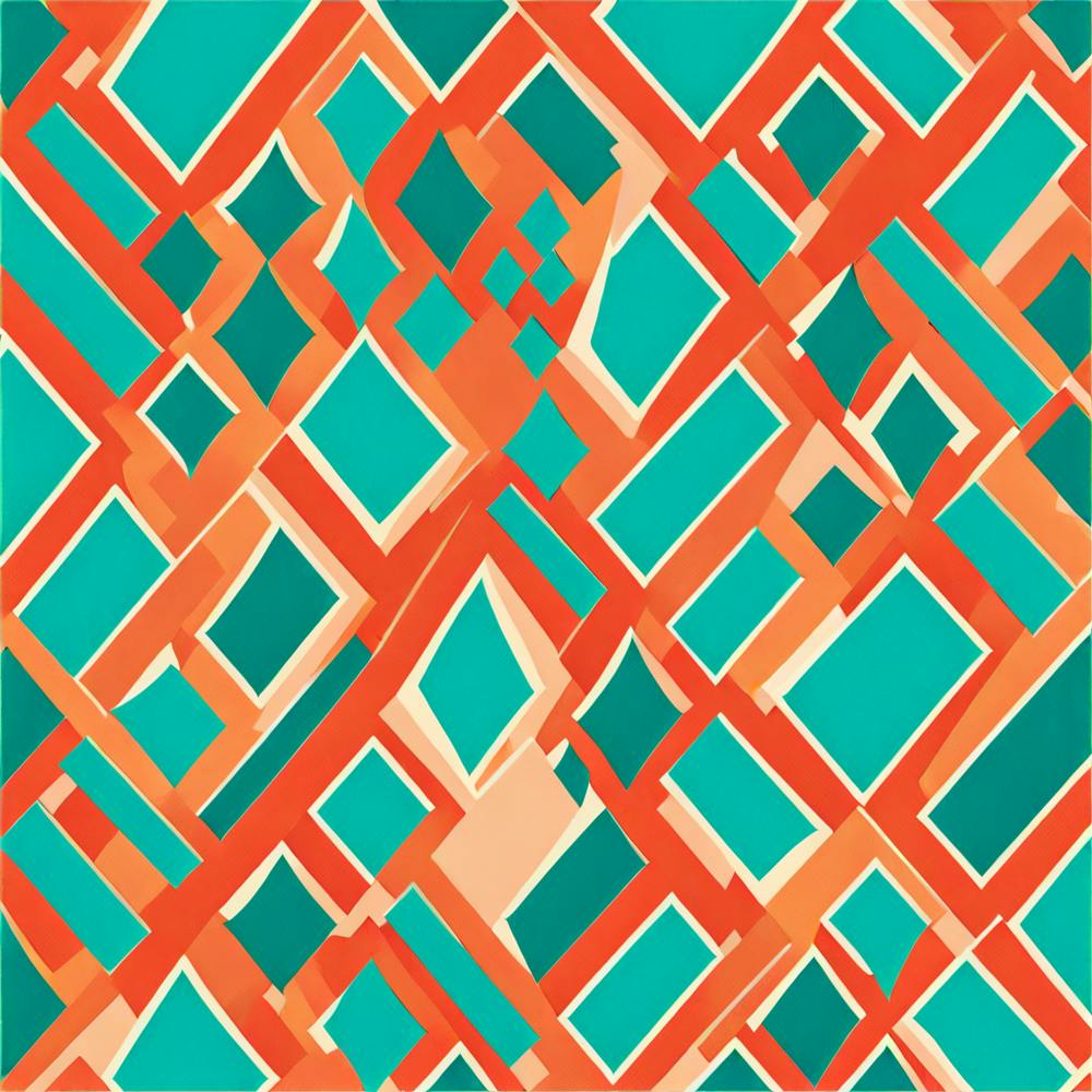 Abstract Pattern Art Inspired By The Dynamic Spirit Of Miami's Streets, Miami murals abstract art, 114