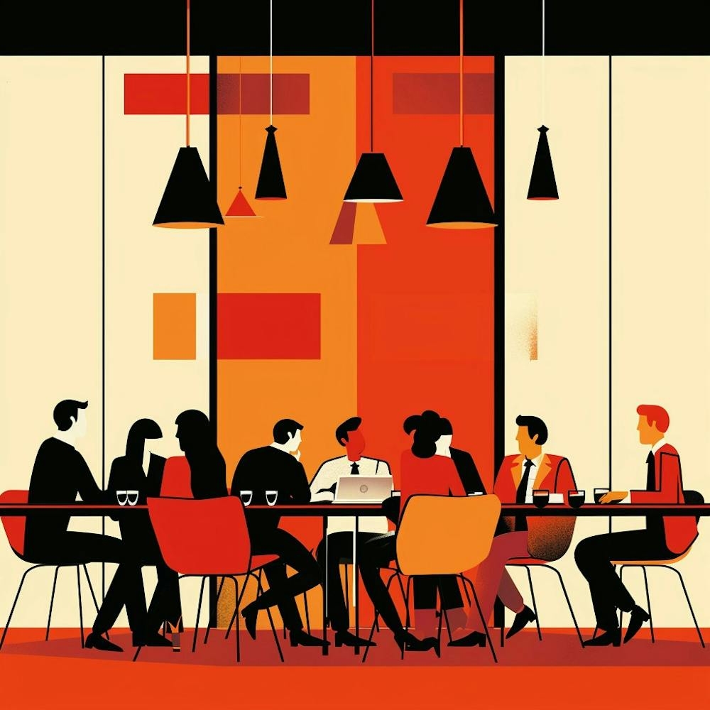 People At A Table