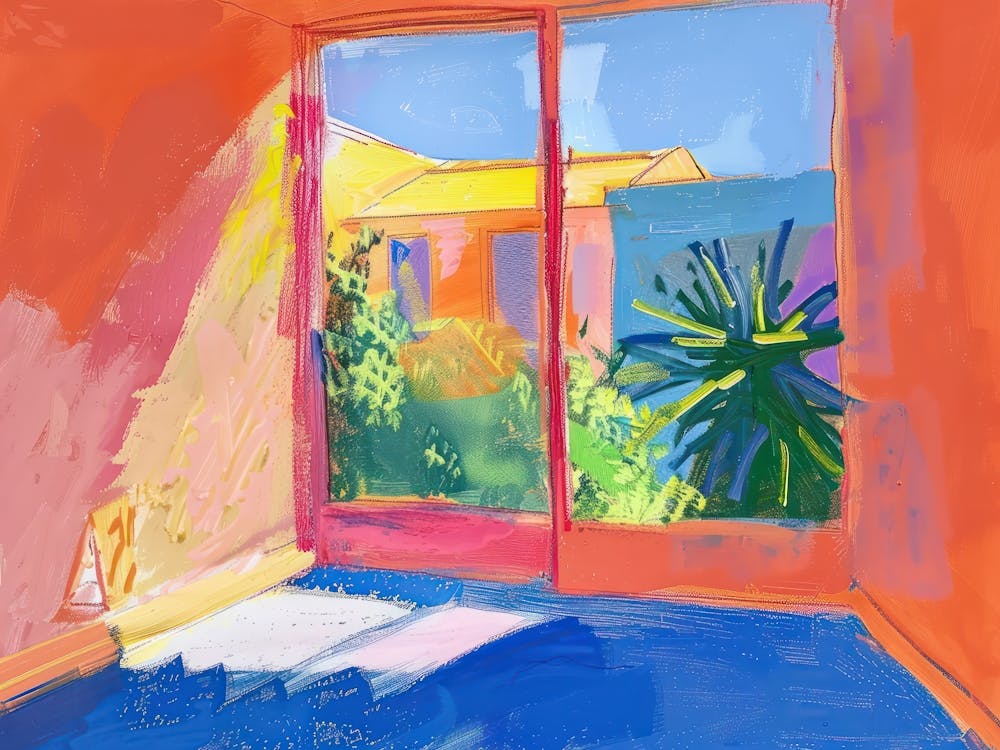 Perth From The Window View Painting 3