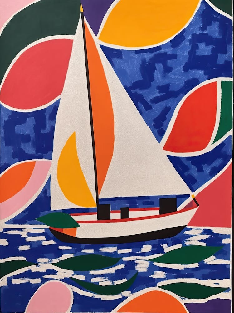 Sailing In The Style Of Matisse 3