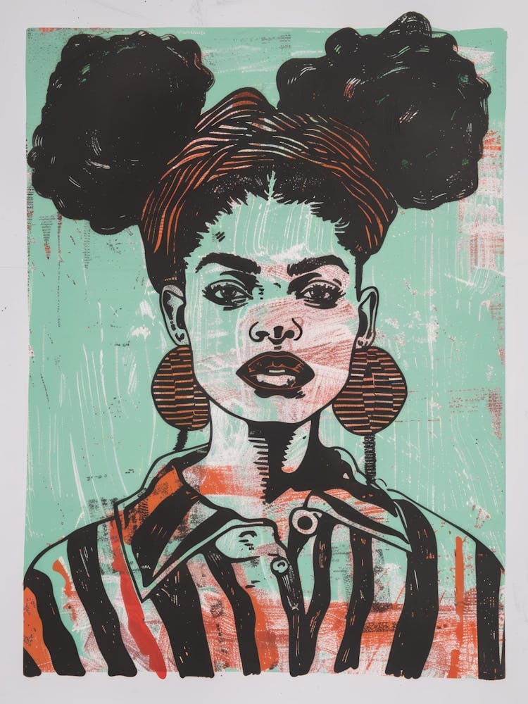 'Afro Girl' 1