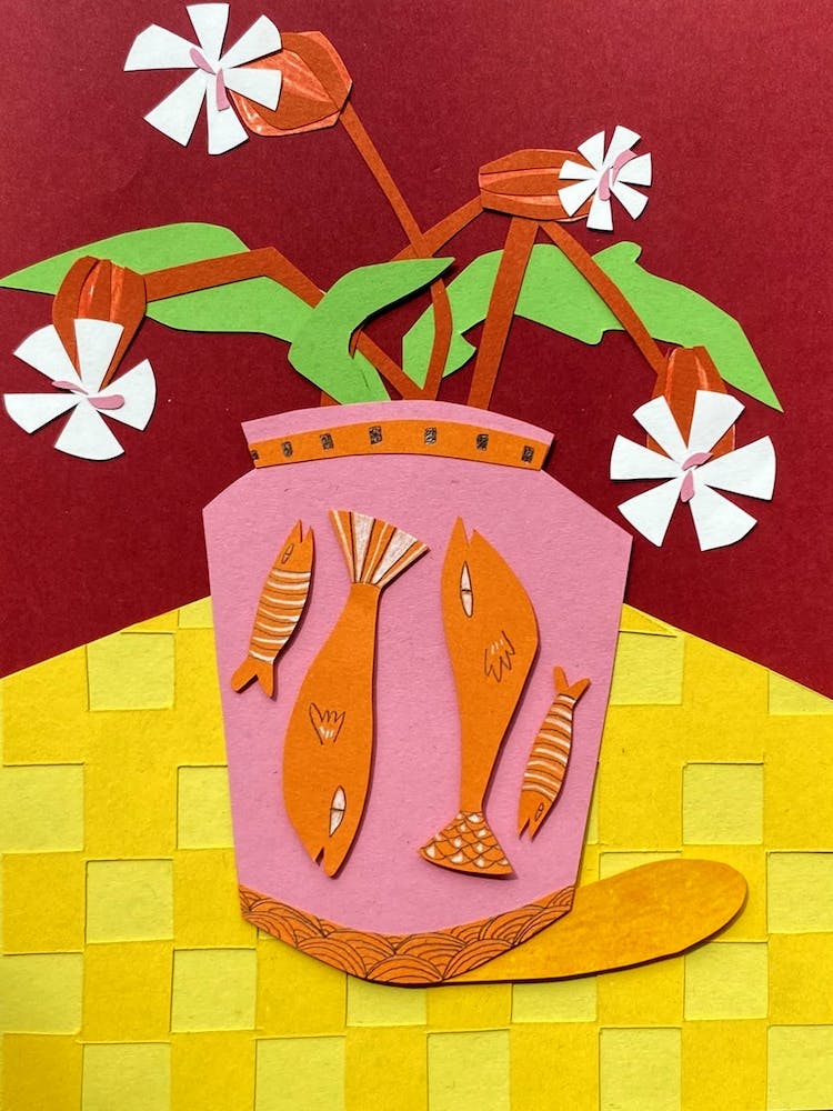 Flowers And Fishes