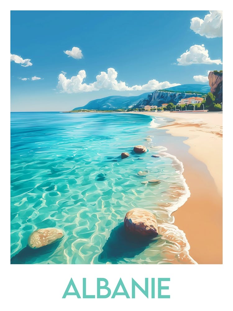 Affiche de voyage Albanie 1