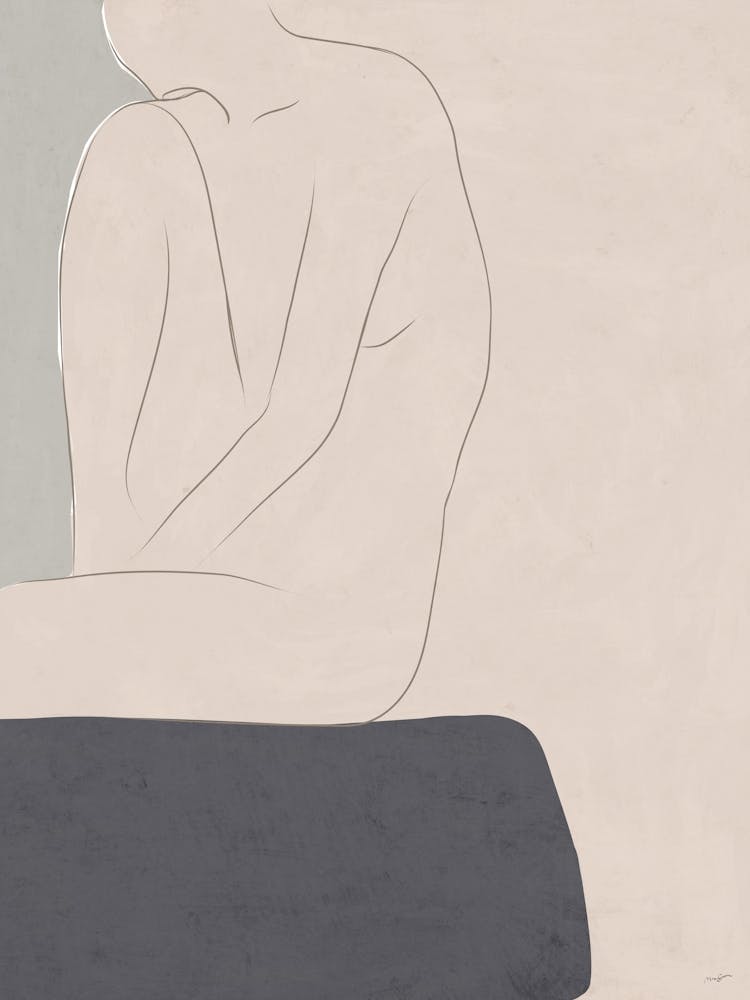 Lignes d'une Femme en Pose
