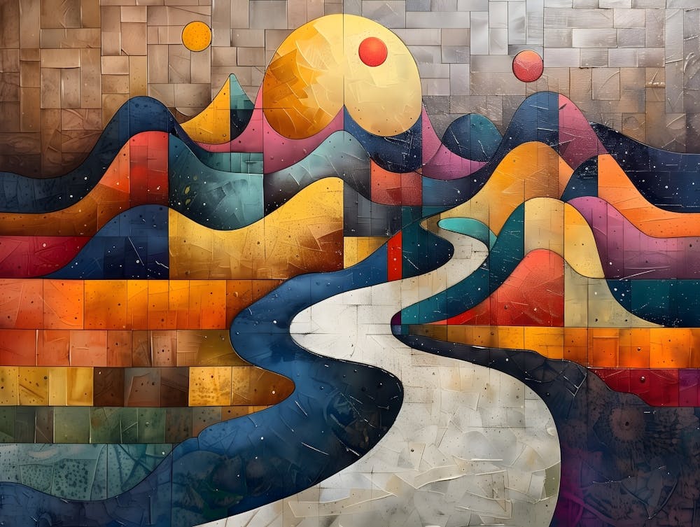 Road To The Mountains, Cubism