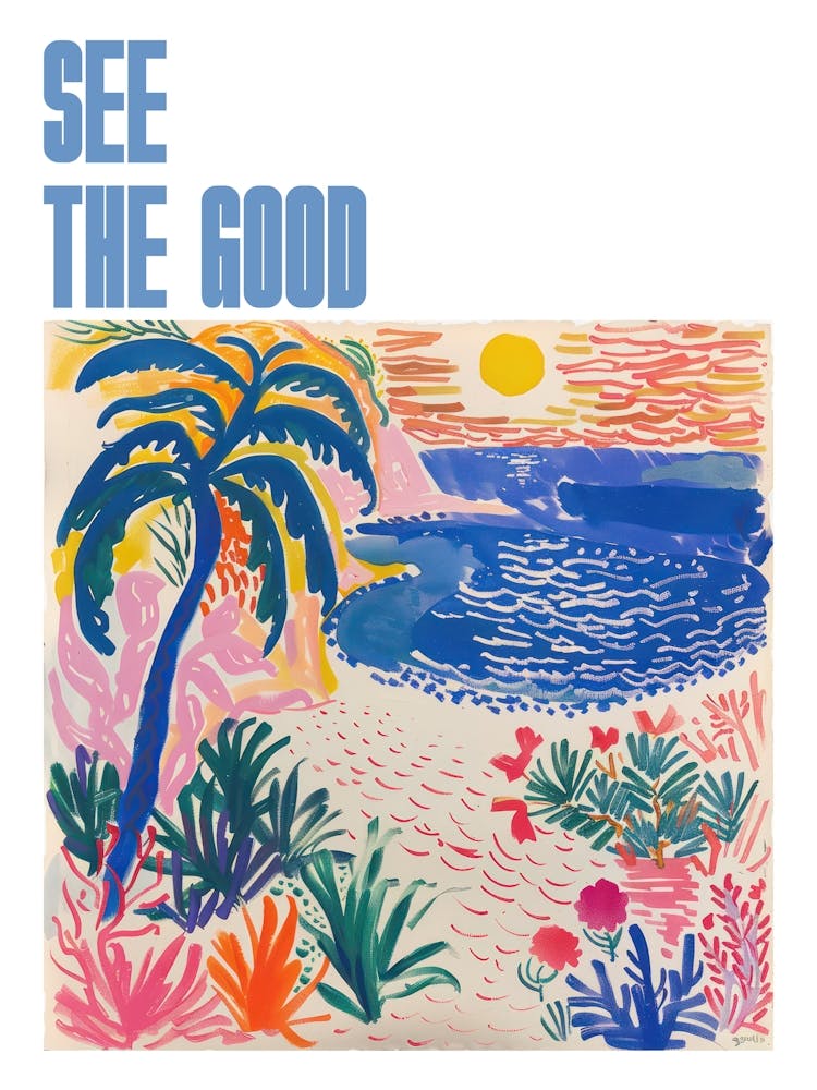 See The Good Poster Seaside Painting Matisse Style 2