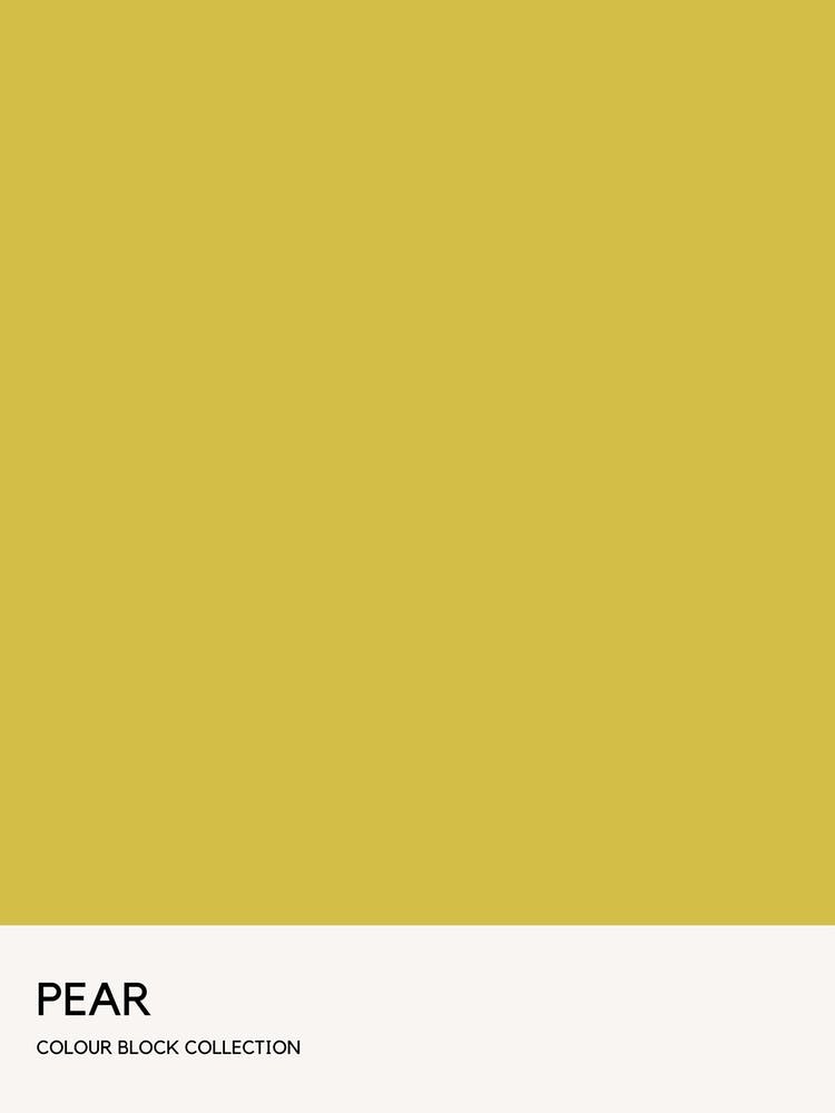 Pear Colour Block Poster