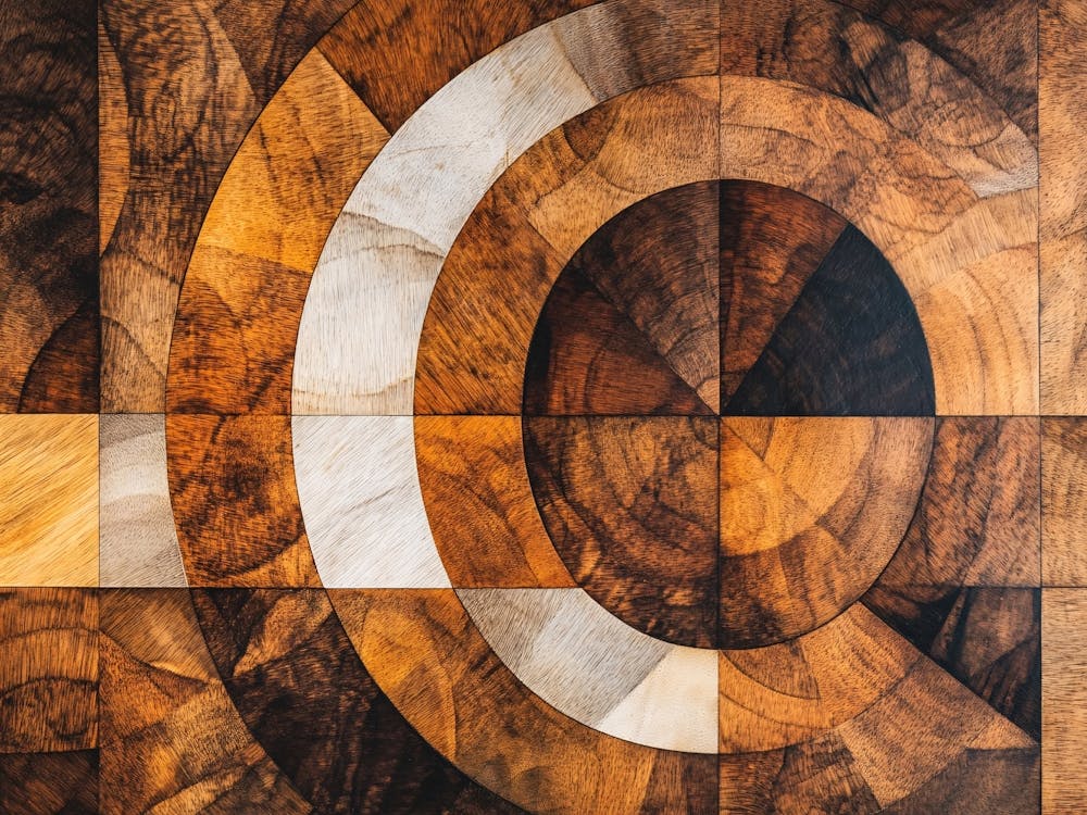 Abstract Wood Carving