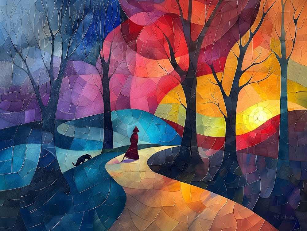 Path In The Woods, Cubism