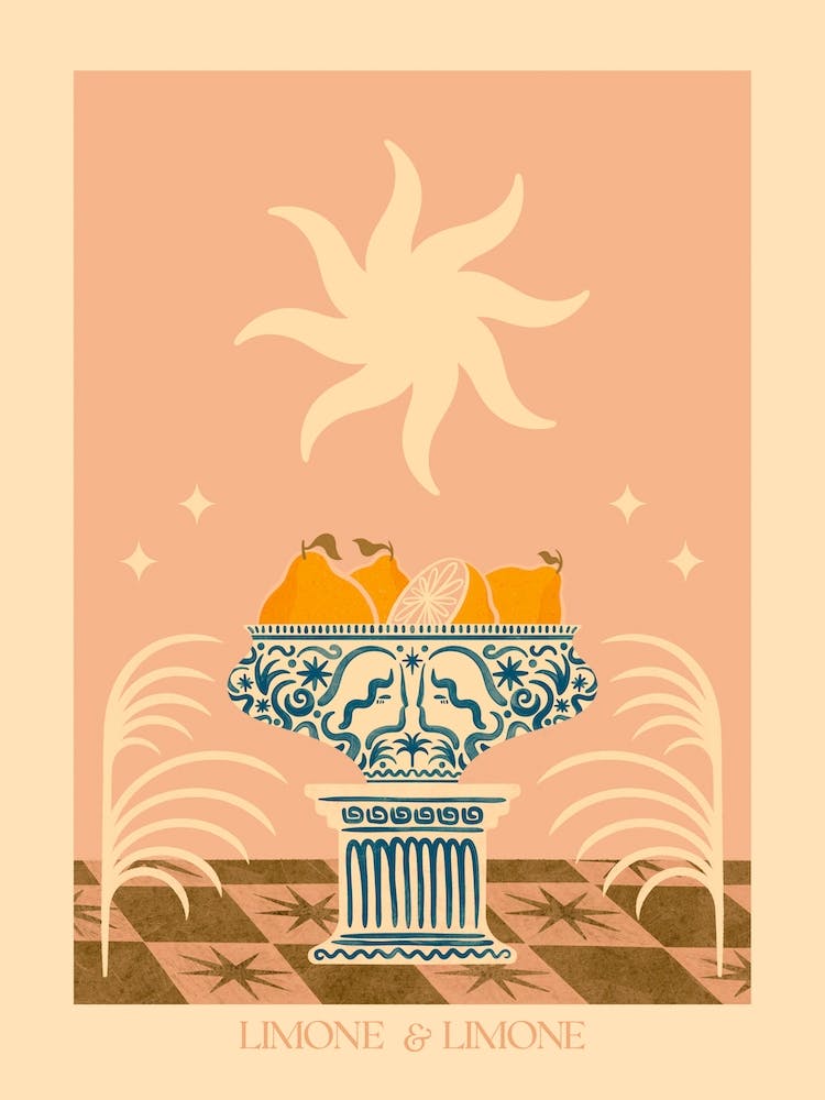 Limone Lemon Fruit Bowl  