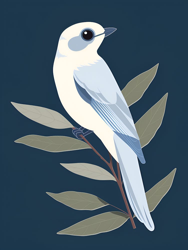 Vogel auf einem Ast 2