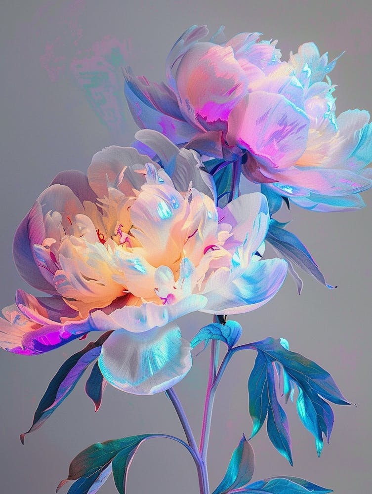 Iridescent Flower Peony 1
