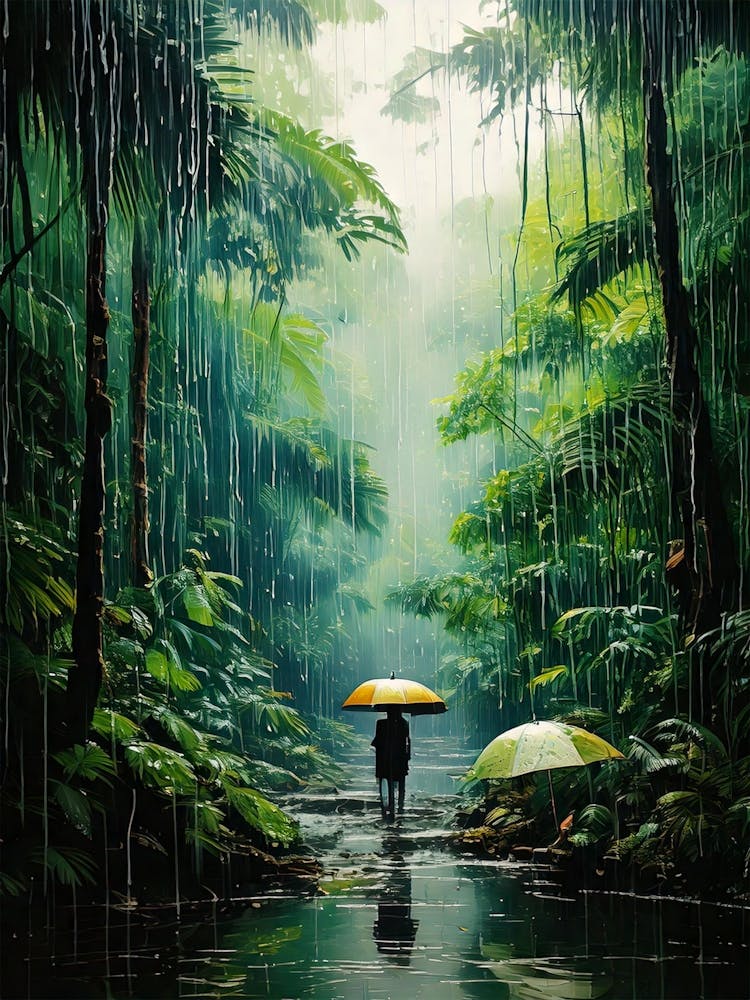 Pluie dans la Jungle