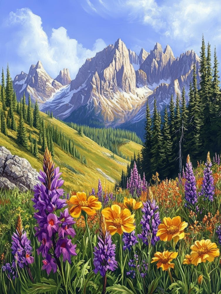 Wildflowers In The Mountains 9