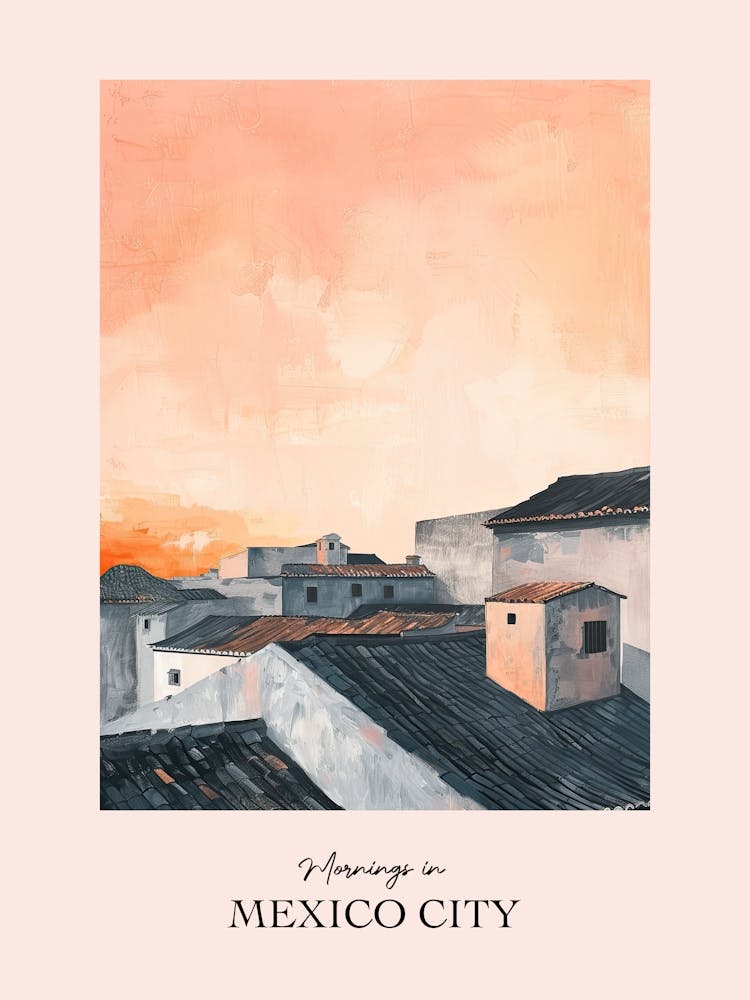 Mornings In Mexico City Rooftops Morning Skyline 3