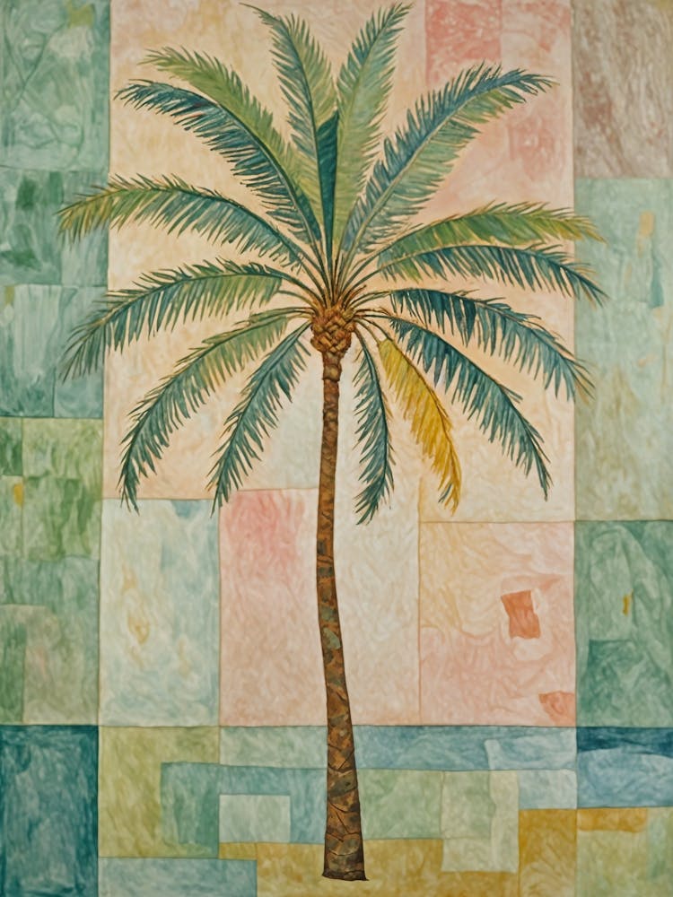 Pixelated Palm Tree no1