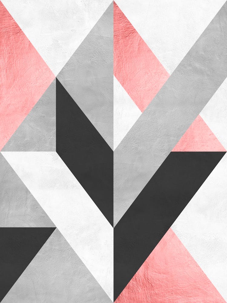 Gray and pink geometry 2