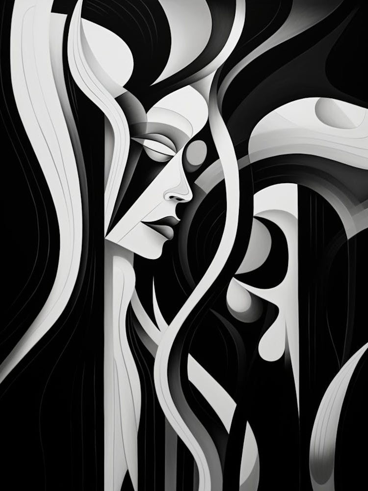 Unity Abstract Black And White 3