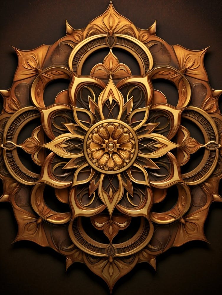 Symmetrical Mandalas Geometric Illustration 9