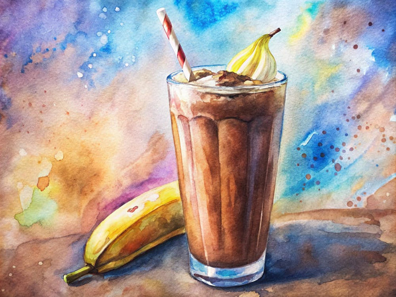 Chocolate Banana Milkshake
