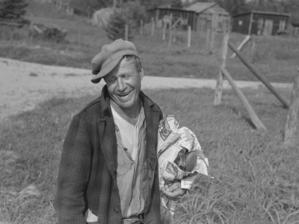 Drunken Lumberjack, Craigville, Minnesota By Russell Lee