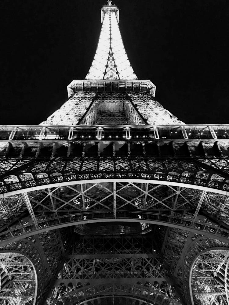 Eiffel Tower At Night (Paris Series)