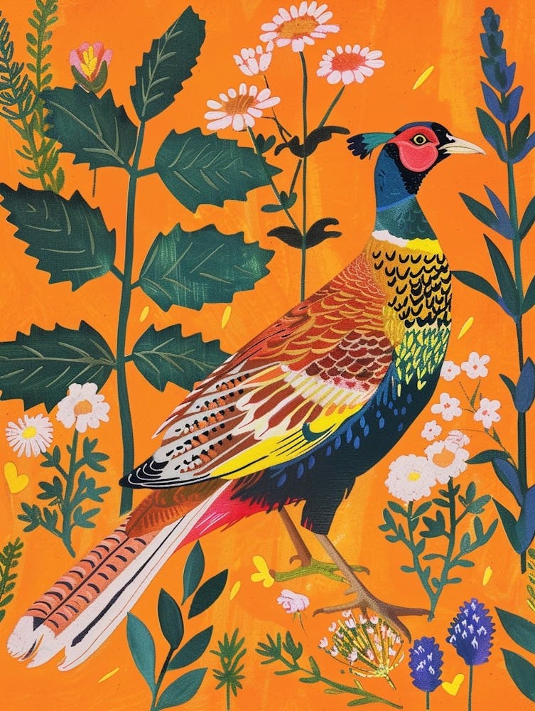 Spring Birds Pheasant 1