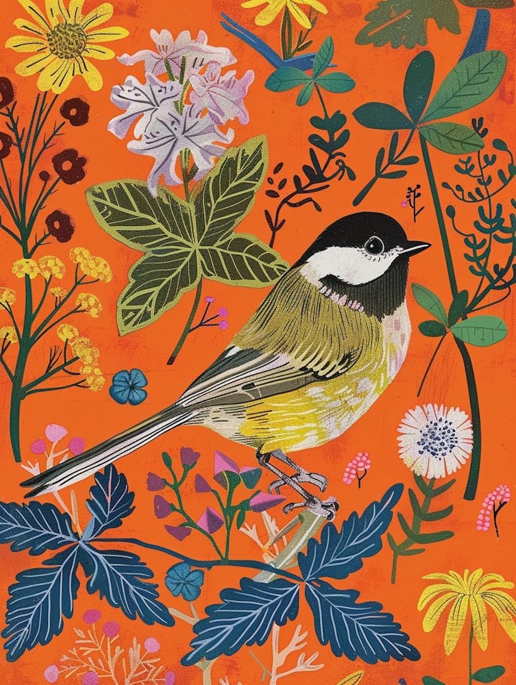 Spring Birds Carolina Chickadee 2