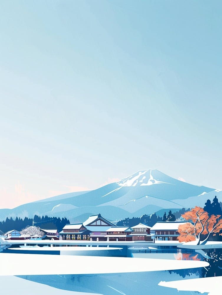 Matsumoto Japan 2 Colourful Illustration