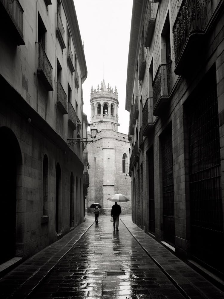 Burgos, Spain, Black And White Analogue Photography 4