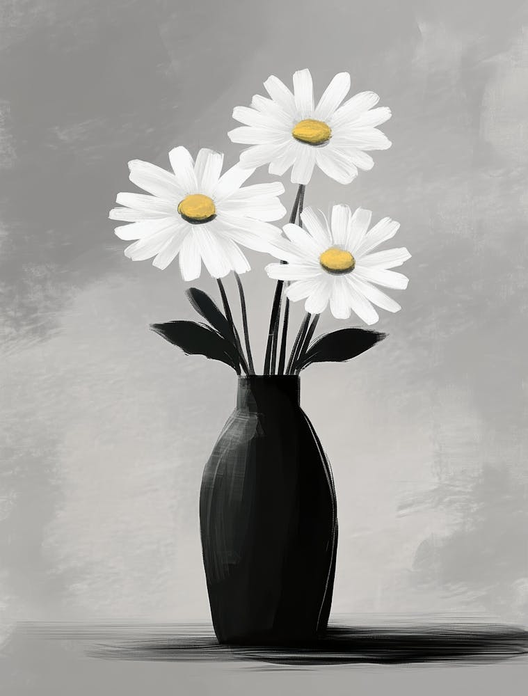 Daisies In A Vase 36