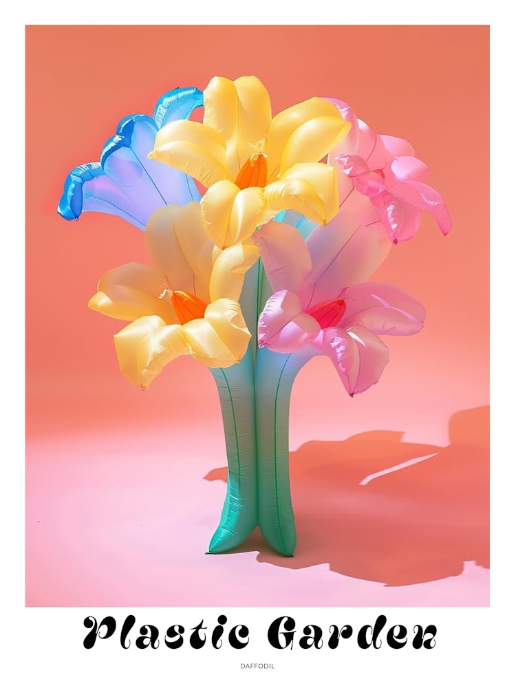 Dreamy Inflatable Flowers Poster Daffodil 2