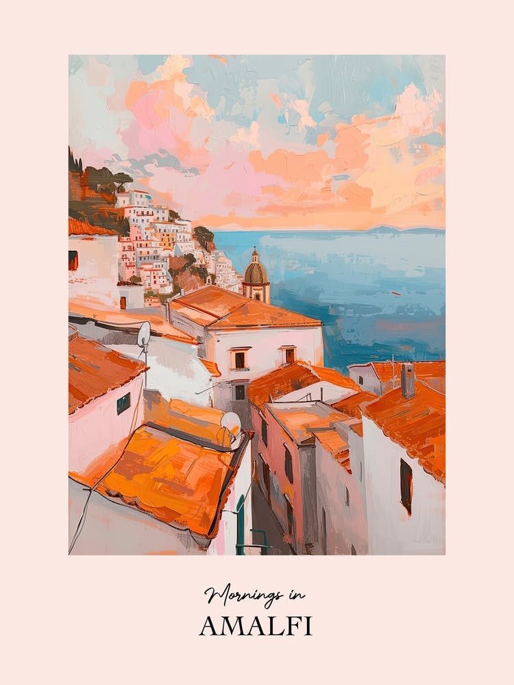 Mornings In Amalfi Rooftops Morning Skyline 1