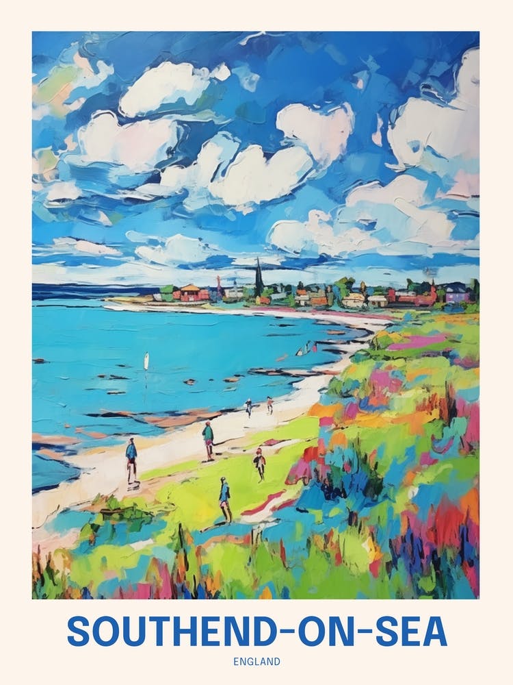 Southend On Sea England 2 Uk Travel Poster