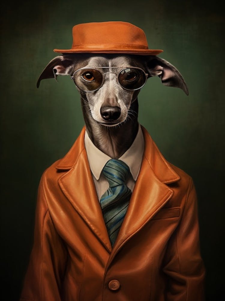 Gangster Dog Italian Greyhound 3